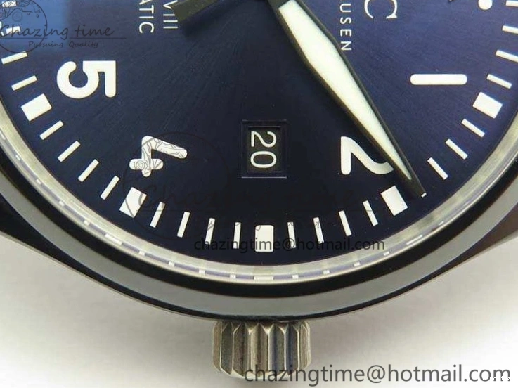 MIROTIME 0406 HighQuality Mark XVIII LAUREUS IW324703 Black Ceramic MKF Best Edition On Black Nylon Strap A 7218